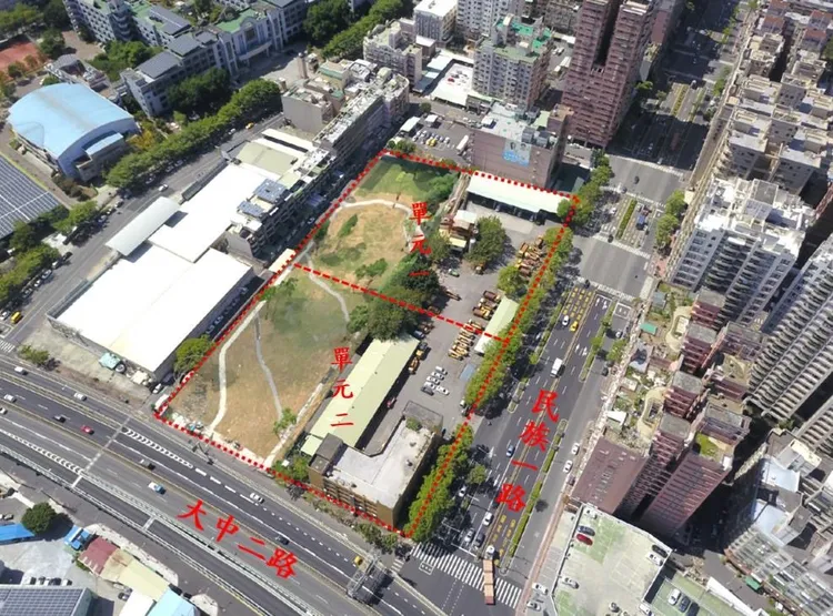 機20公辦都更位置圖。高市府提供