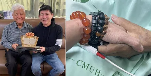 荒山亮悲痛83歲父過世!爸音樂老師傳承好歌喉 握他手病床告別