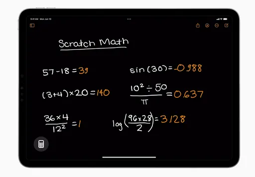 實測｜iPad終於有了計算機　等這麼多年它能做些什麼？