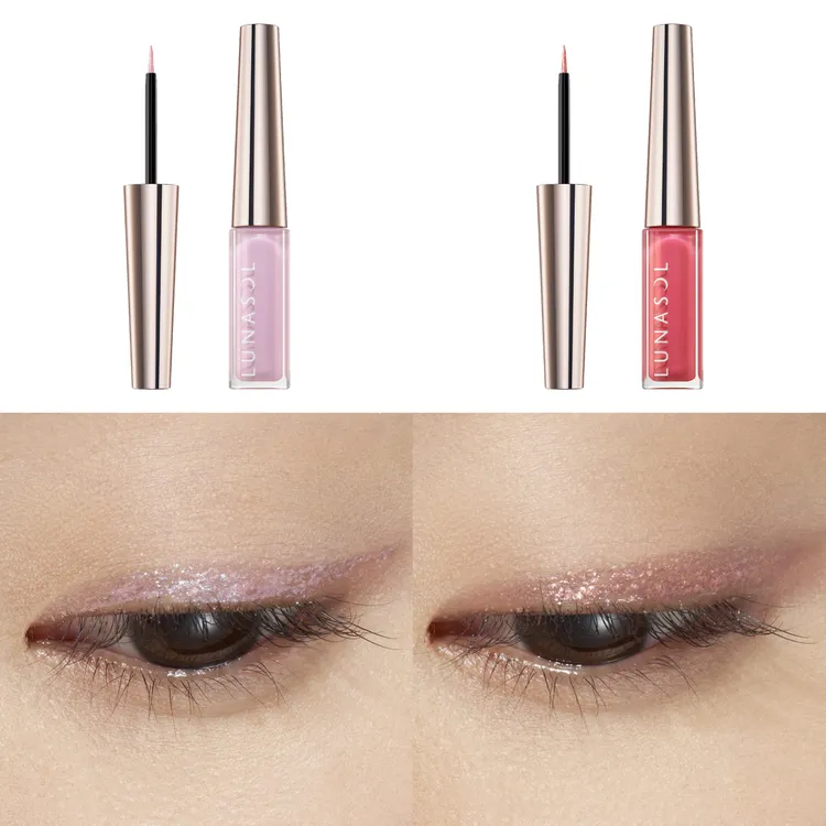 晶巧霓光眼線液#EX14（左）、#EX15（右），各1150元。品牌提供