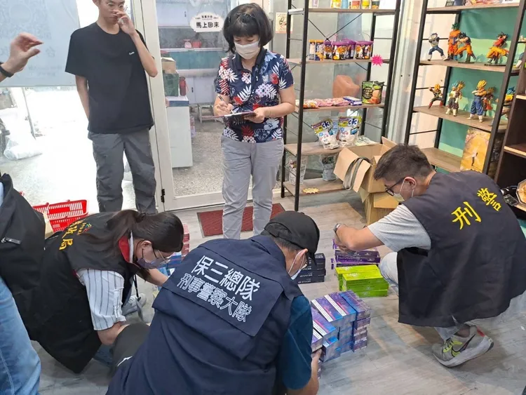 保三警等單位前往查緝。警方提供