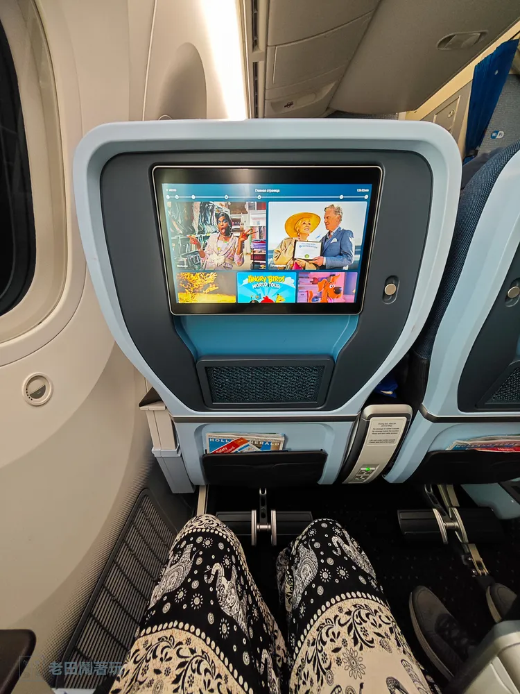 尊享經濟艙提供99公分的腿部空間。田欣雲攝