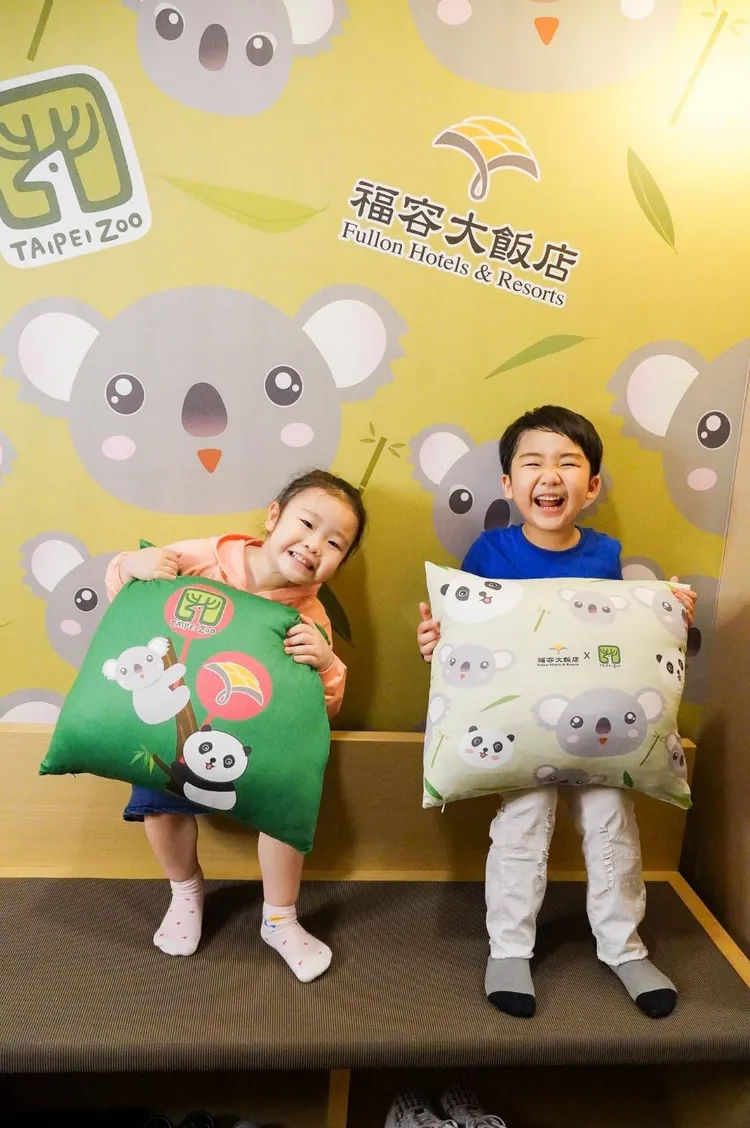 無尾熊芙蓉慶生和同名飯店聯名活動。台北市立動物園提供