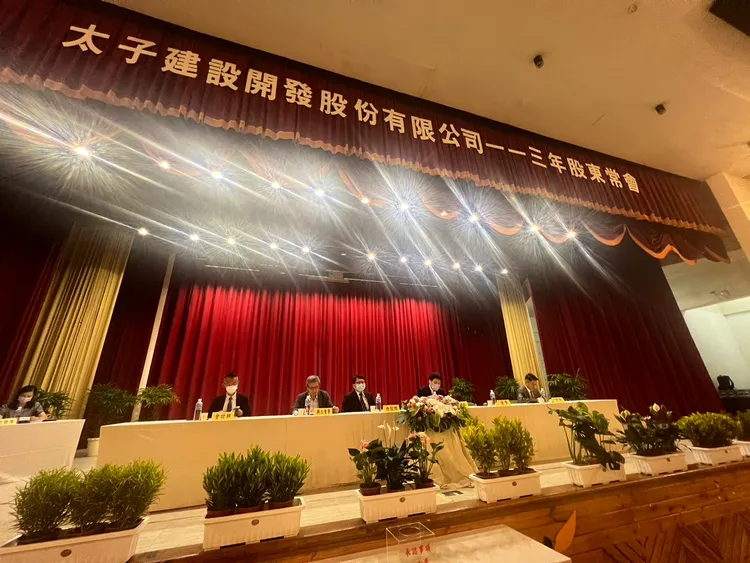 今日股東會畫面。葉家銘攝