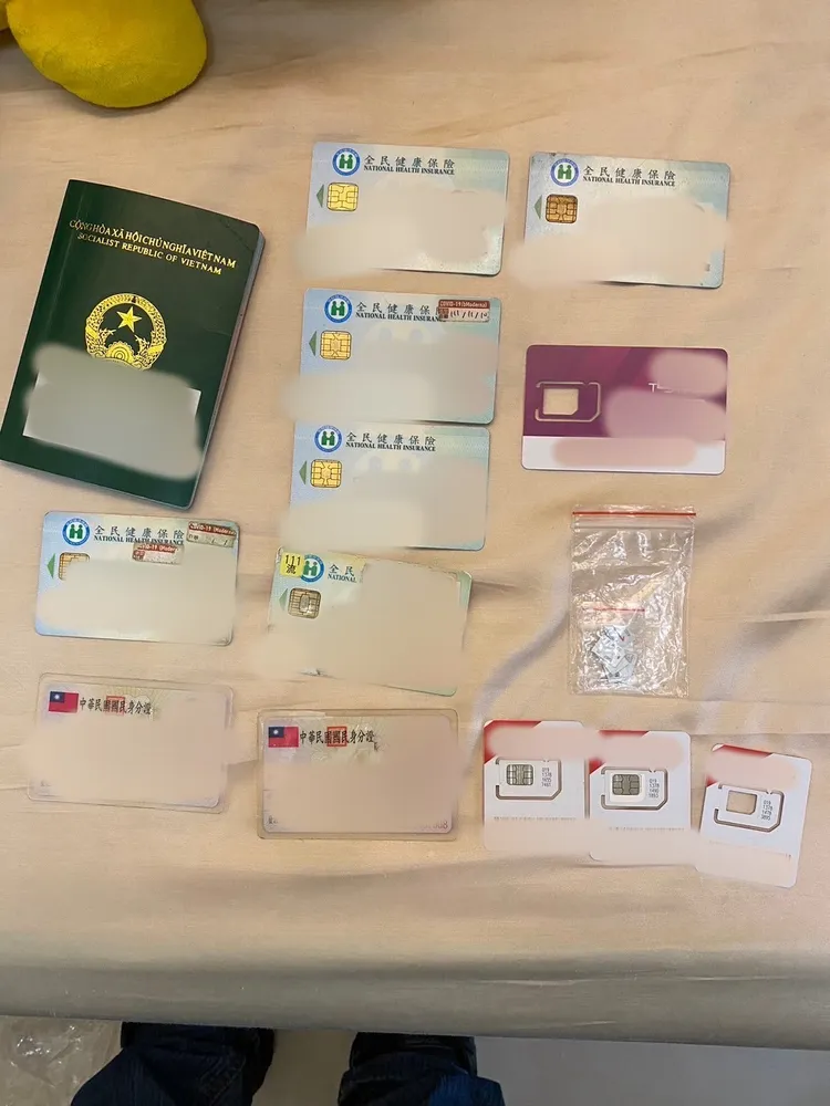 張姓夫妻檔用人頭證件來盜刷，避免被抓風險。翻攝畫面