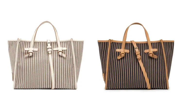 Marcella條紋托特包，各1萬900元。品牌提供