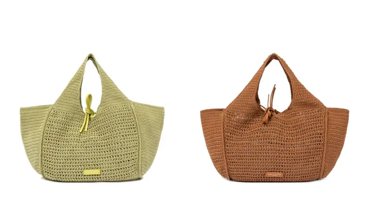 Euforia鉤織手提包，各8800元。品牌提供