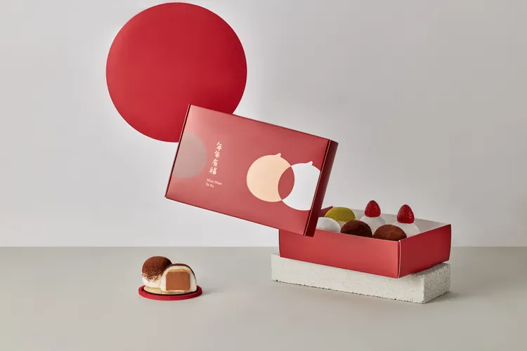 和日甜點大福6入盒裝。業者提供