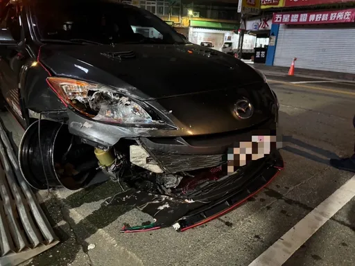 北市無照男恍神衝撞路邊16機車 逃逸返家1小時警方上門逮人