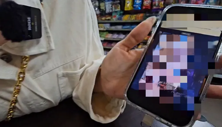 林姓元配秀出她台鐵駕駛員老公傳來與小三性愛照片與影片，就是要逼她簽字離婚。讀者提供