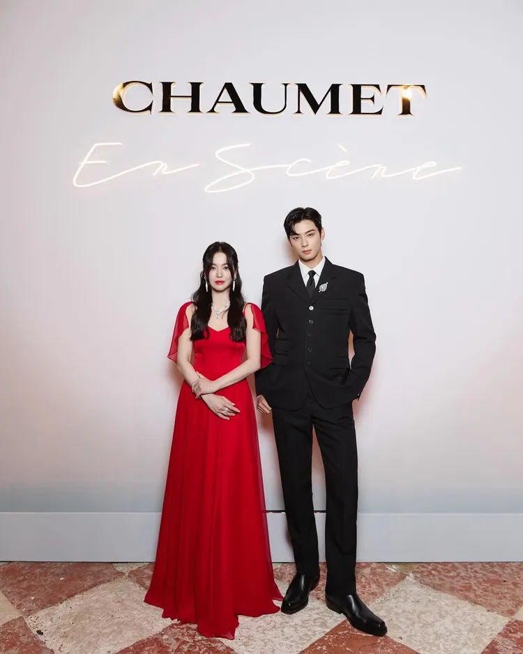 宋慧喬（左）和車銀優為CHAUMET再度上演「豪門姐弟」出任務。翻攝宋慧喬IG