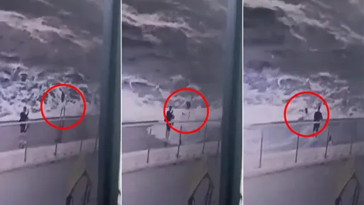 20歲女警「網美30秒後變亡美」 海堤上狂拍被大浪捲走失蹤