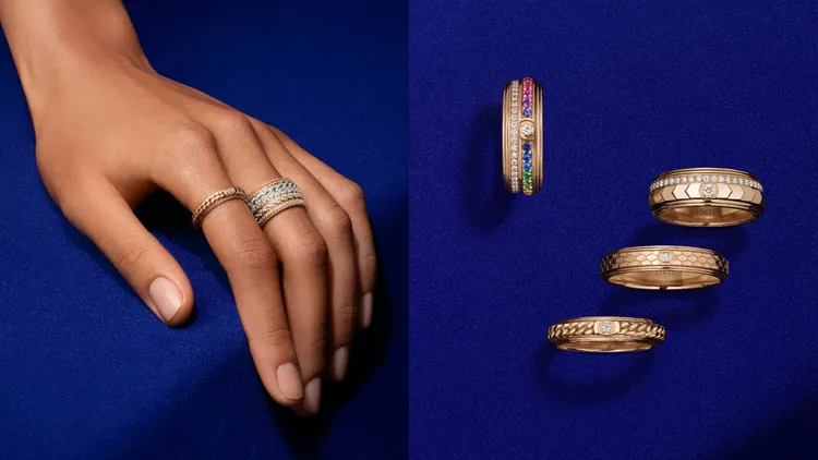 PIAGET致敬品牌150周年，推出5款Possession紀念戒指。品牌提供