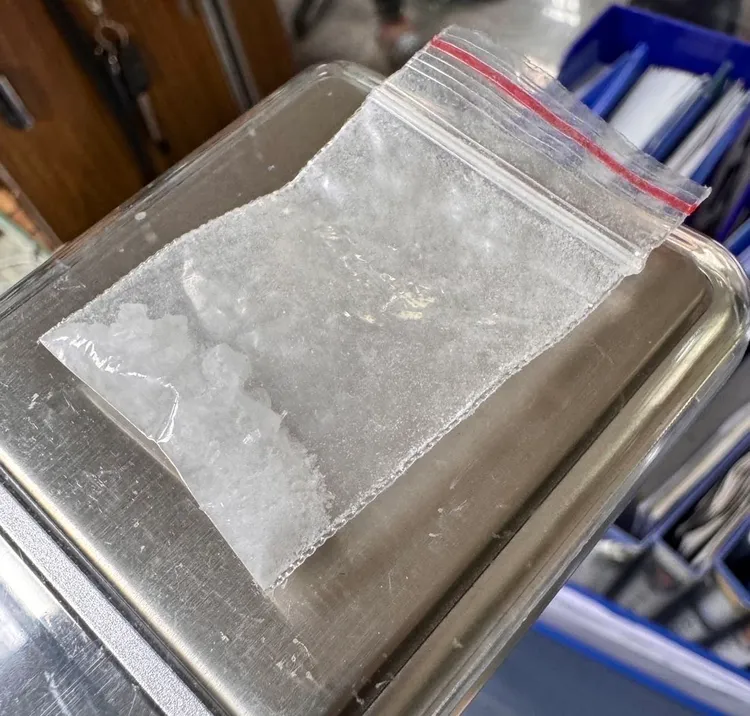 警方查獲毒品。橫山警分局提供