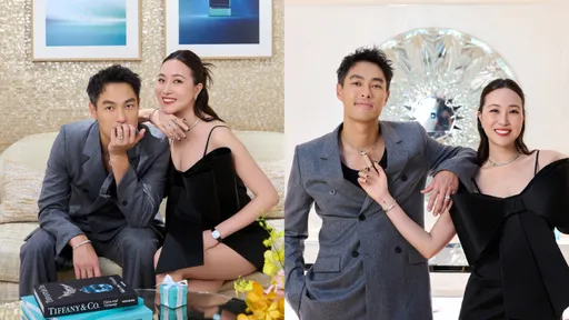 楊祐寧和嬌妻阿梅「再結一次婚」　甜蜜合體逛Tiffany快閃店