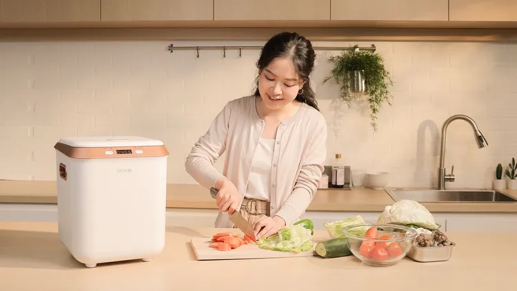 DIKE智慧廚餘機即起預購，超早鳥方案5,990元。DIKE提供。