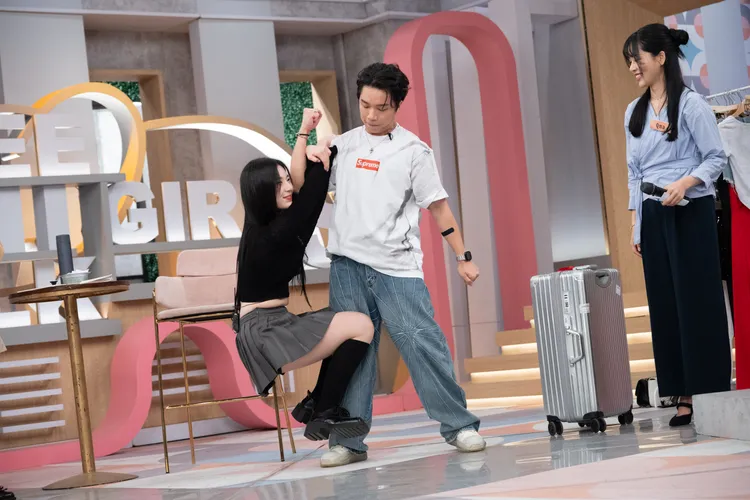 派翠克男友力爆發。東森綜合提供