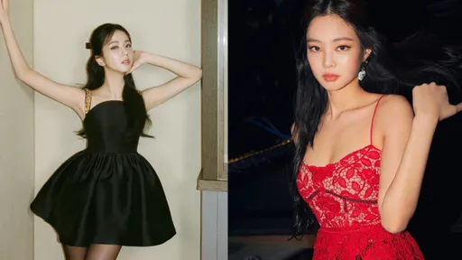 Jisoo臉變圓也很甜美！　套黑色小洋裝用公主風尬火辣Jennie