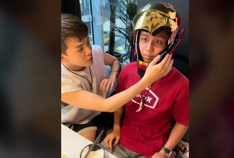 孫安佐現身孫生影片，近況曝光。翻攝孫生抖音