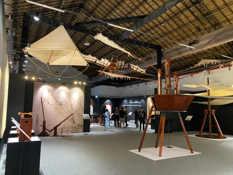 「達文西體驗展」結合超過50件跨海來台的實體展品。莊偉祺攝