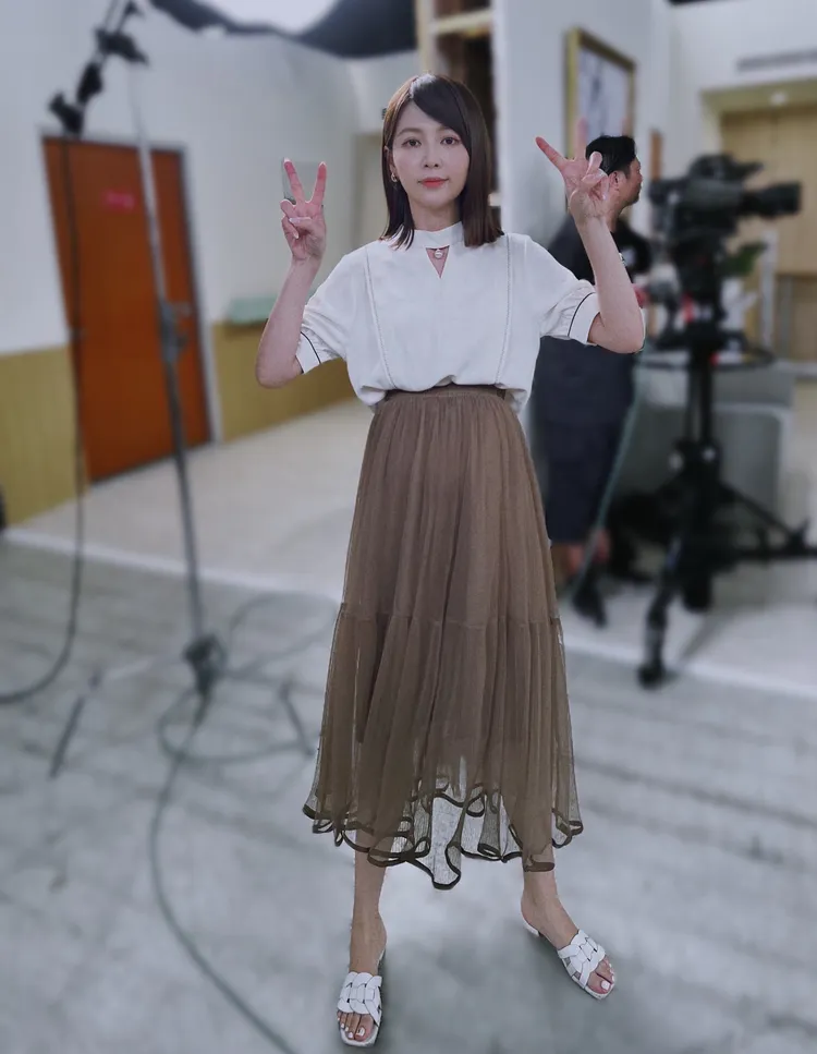 謝京穎婚禮後火速上工。民視提供