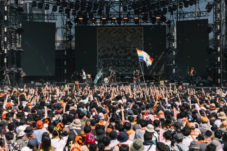 2024「大港開唱」在高流戶外海風廣場開唱，兩日就累積30萬人次。高流提供