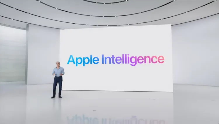 Apple Intelligence正式發表。翻攝蘋果YouTube。