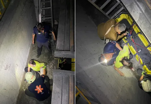 機械停車位空隙疑過大 南投婦踩空慘摔3米深下層車格