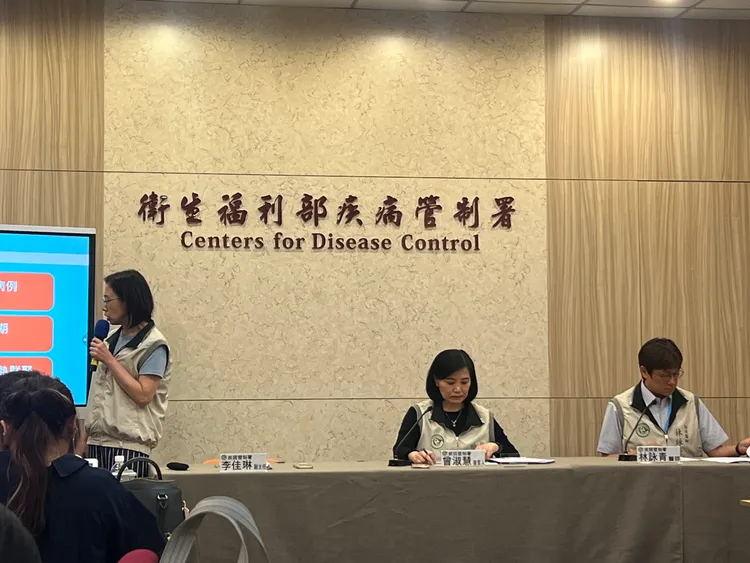 疾管署例行疫情記者會。記者黃泓哲攝
