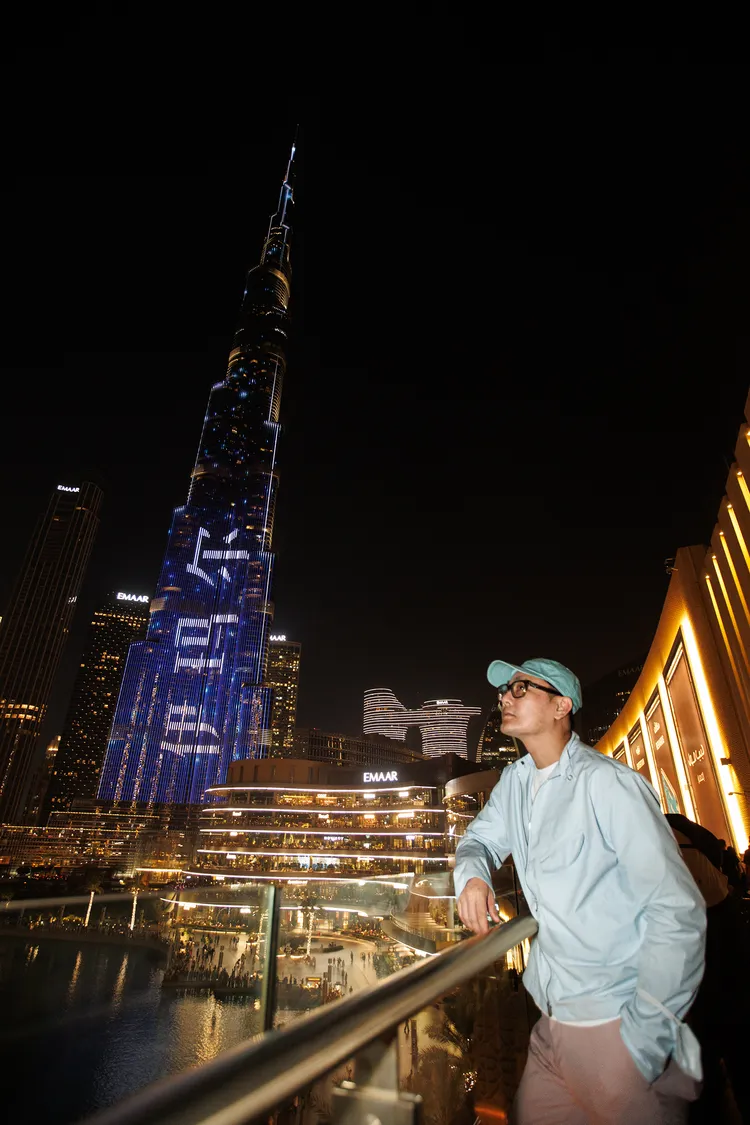 張信哲開唱不忘體驗杜拜美食與景點。潮水音樂提供