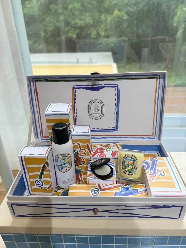 Diptyque限量夏日倒數月曆，8000元。張家玲攝