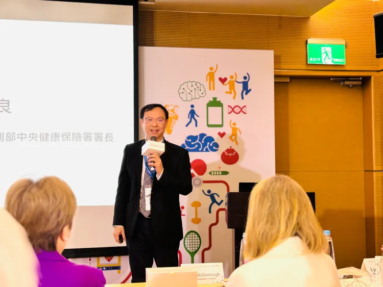 中央健保署署長石崇良表示透過與Google的合作，將能為即將推出的大家醫計畫帶來更有效的推動。趙筱文 攝影。