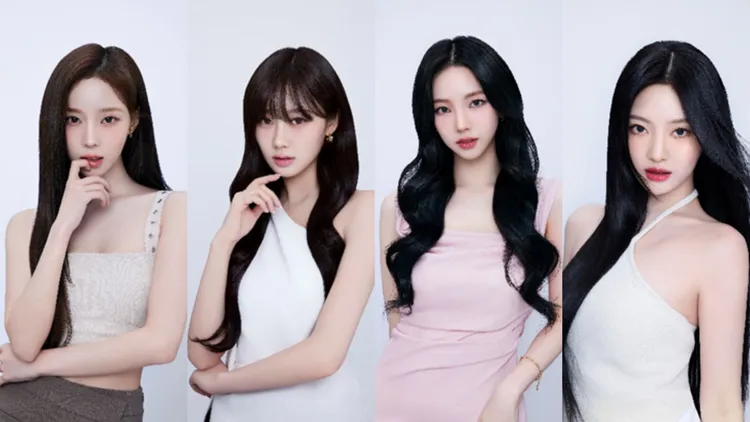 「怪物級女團」aespa在4月成為魅尚萱全球代言人。品牌提供