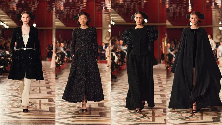 香奈兒2024/25秋冬高級訂製服大秀。品牌提供