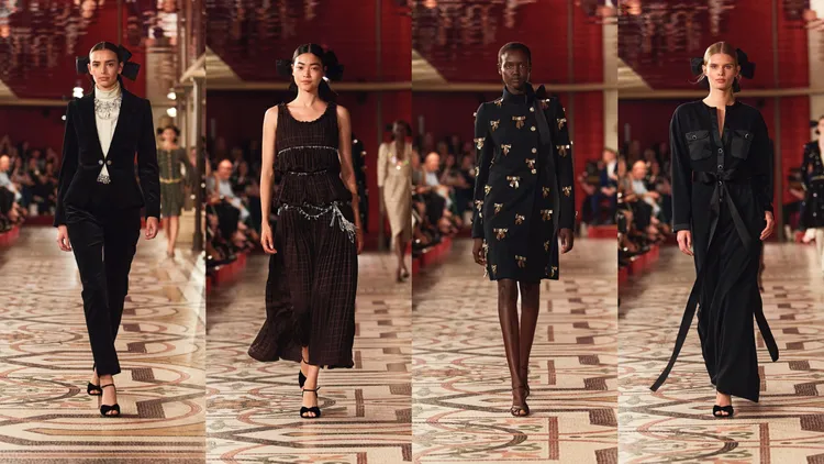 香奈兒2024/25秋冬高級訂製服大秀。品牌提供
