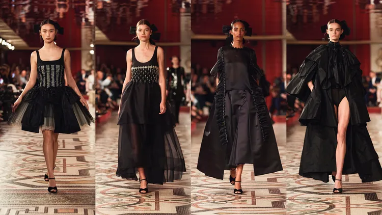 香奈兒2024/25秋冬高級訂製服大秀。品牌提供