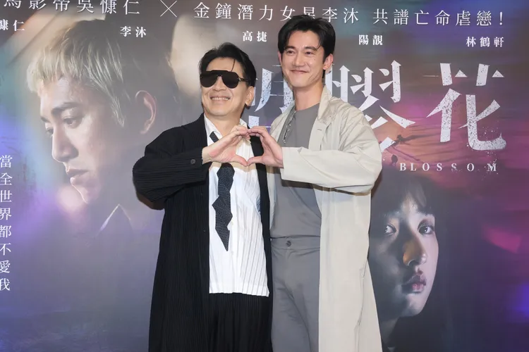 高捷（左）這回在《塑膠花》有點類似吳慷仁小弟。彭欣偉攝