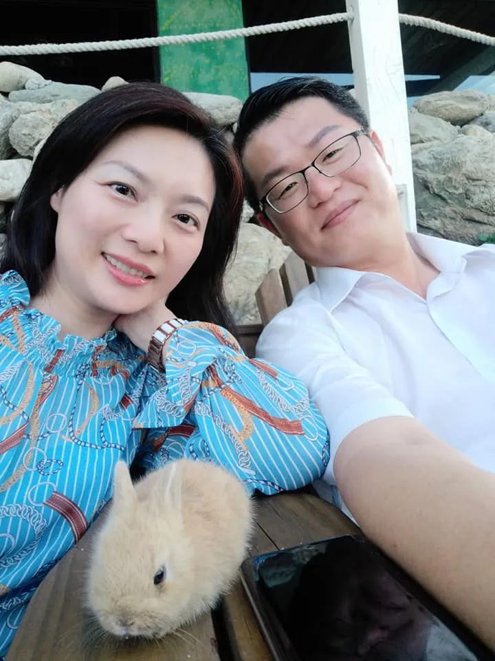 縣議員林源富與擔任鄉代會主席的妻子陳秀玲原本感情和睦。取自陳秀玲臉書