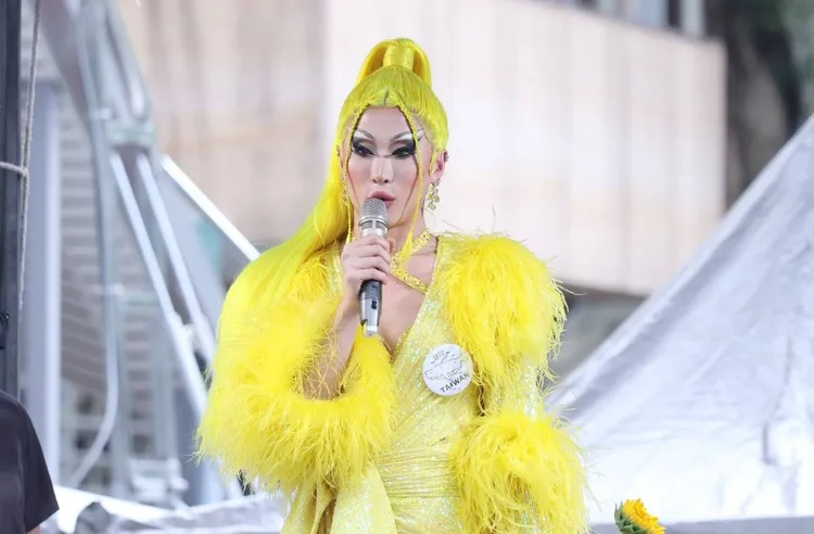 台灣變裝皇后妮妃雅。莊宗達攝