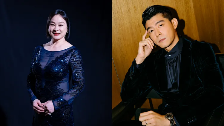 去年影帝后王柏傑（右）、陸小芬擔任頒獎嘉賓。台北電影節提供