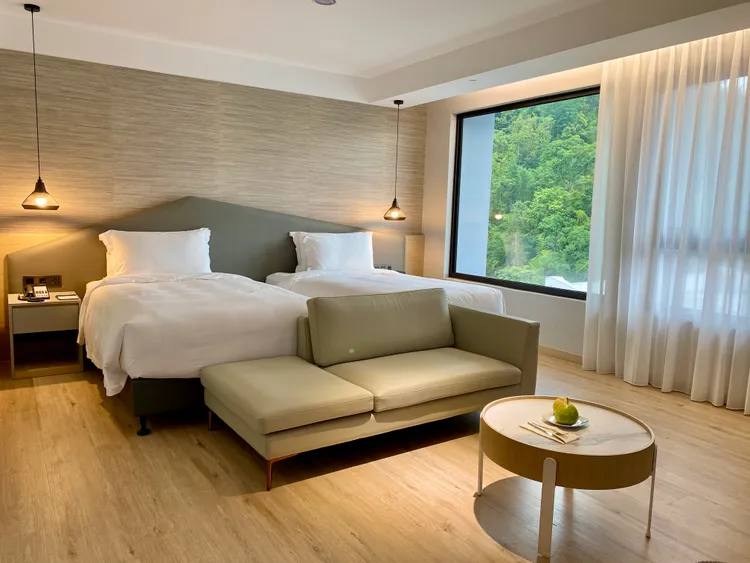 溫德姆溫泉酒店標準房型。莊偉祺攝