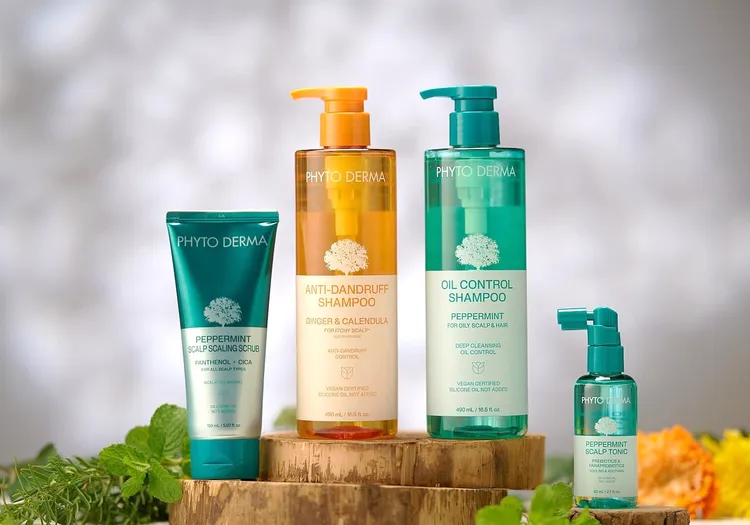 ▲ 三步驟搭配朵蔓三款頭皮控油神器，在家就能輕鬆養護頭皮。