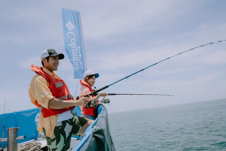 釣魚對胡宇威來說是一個很療癒的活動。Columbia提供