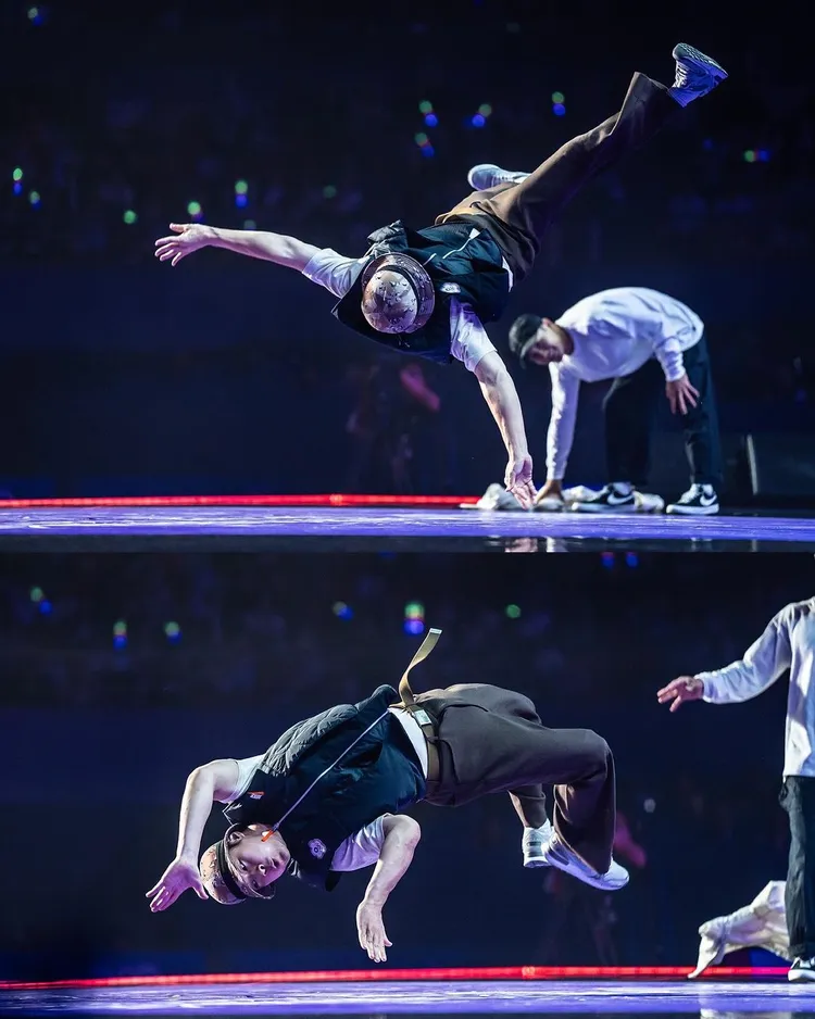 孫振從小看Youtube學舞。 翻攝孫振IG