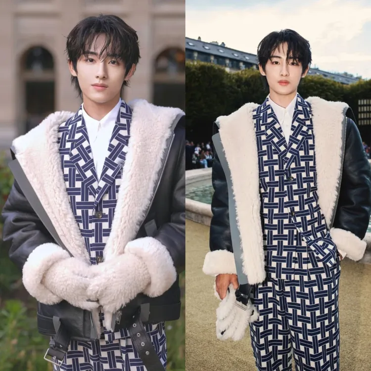 董思成出席KENZO的2025春夏男女裝大秀。品牌提供