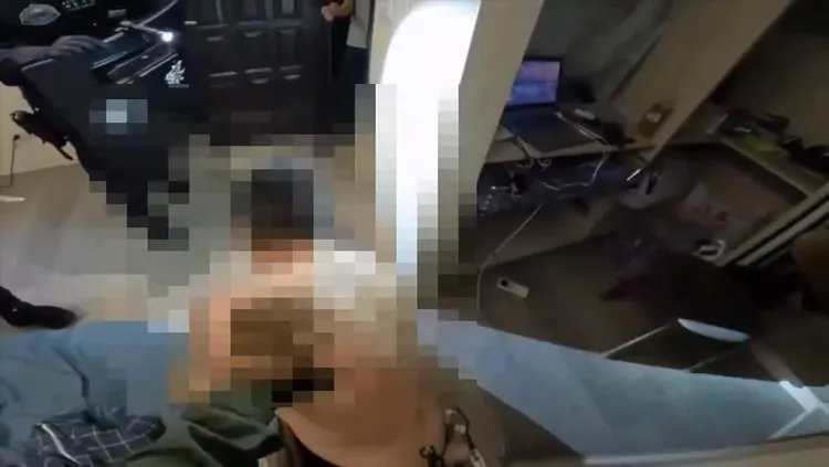 台中市刑大去年破獲專騙美加華僑的詐欺機房，攻堅逮人。民眾提供