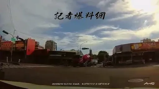 台南水泥車右彎疑視線死角釀禍 17歲高中女騎單車慘遭輾斃