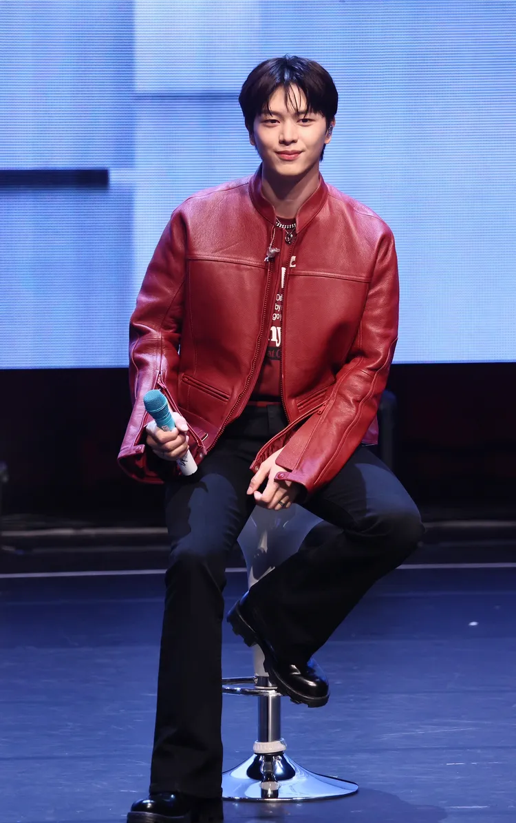 陸星材分享想念的台灣美食。彭欣偉攝