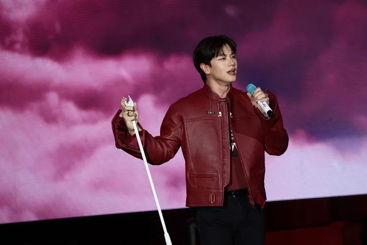 陸星材展現驚人的歌唱實力。彭欣偉攝