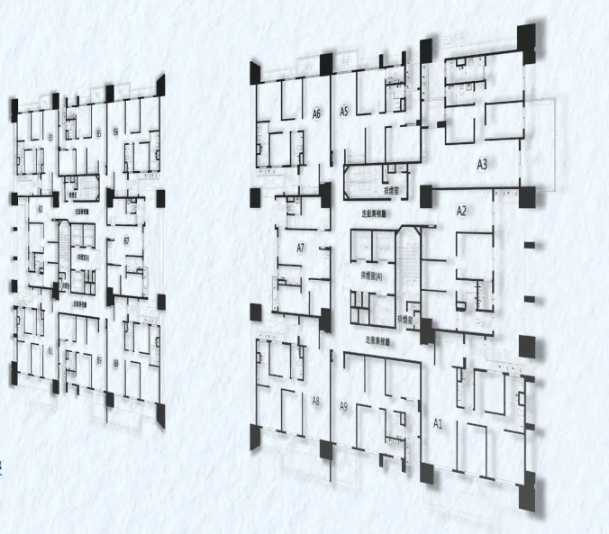 建築採九宮格結構規劃，強調戶戶採光與通風。豐邑機構提供